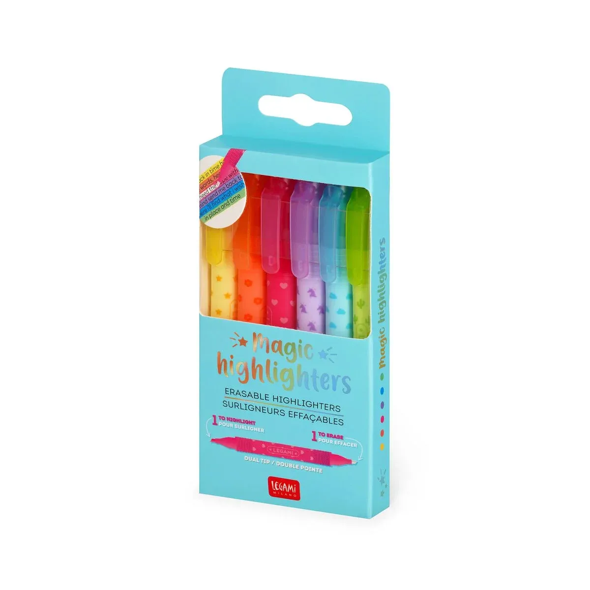Set di 6 Evidenziatori Cancellabili - Magic Highlighters - LEGAMI