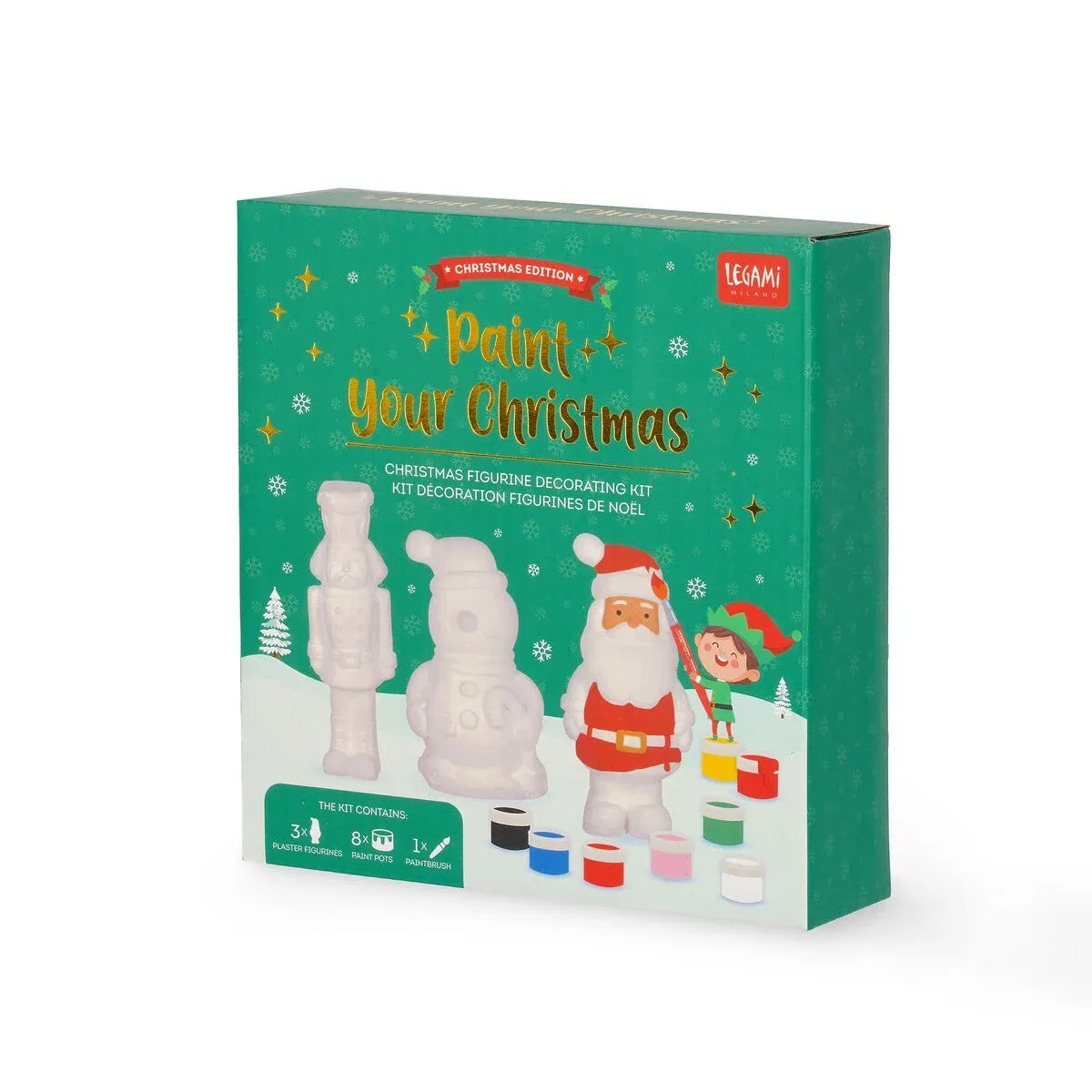 Kit Decorazione Statuette di Natale - Paint Your Christmas