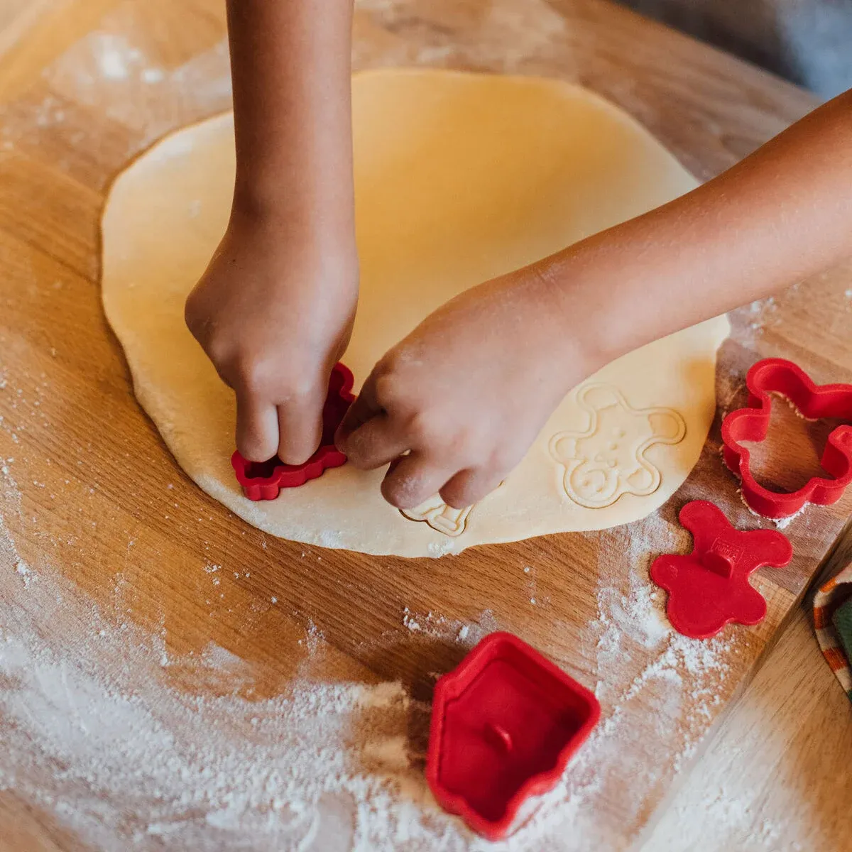 Set di 5 Formine per Biscotti con Timbro - Cookie Time!