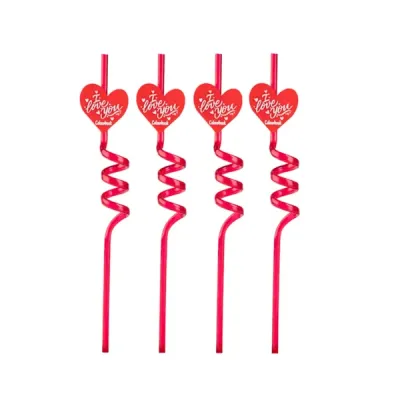 Set 4 cannucce I Love You