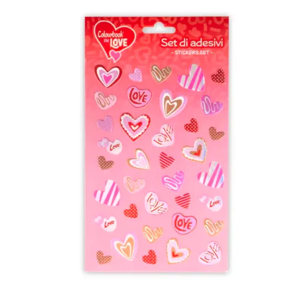 Set Stickers Love