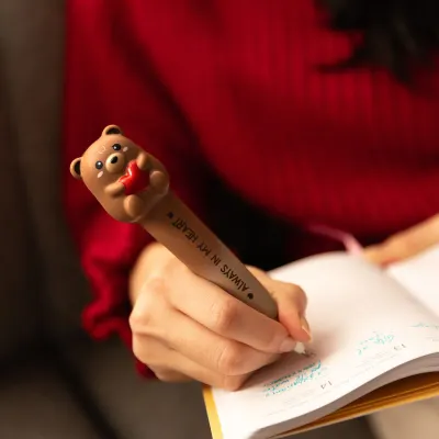 Penna Gel Antistress Teddy Bear "Always in my Heart" - Squeezies - Legami Milano