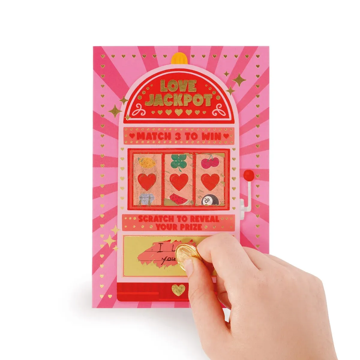 Biglietto d'Auguri Gratta e Scopri - Love Jackpot - Legami Milano
