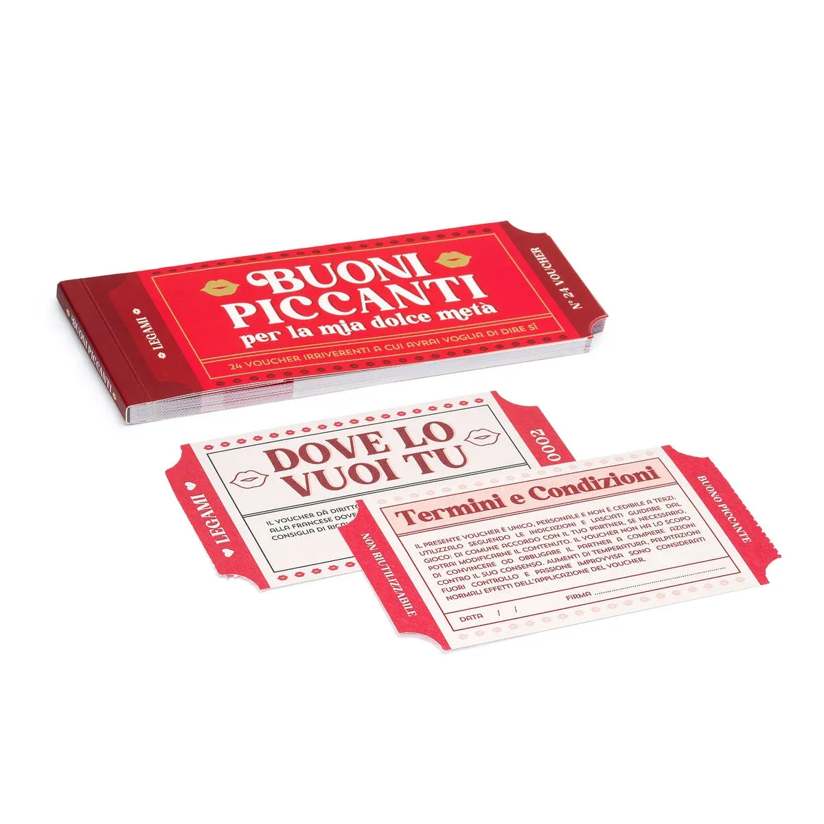 Blocchetto da 24 Voucher - Legami Milano