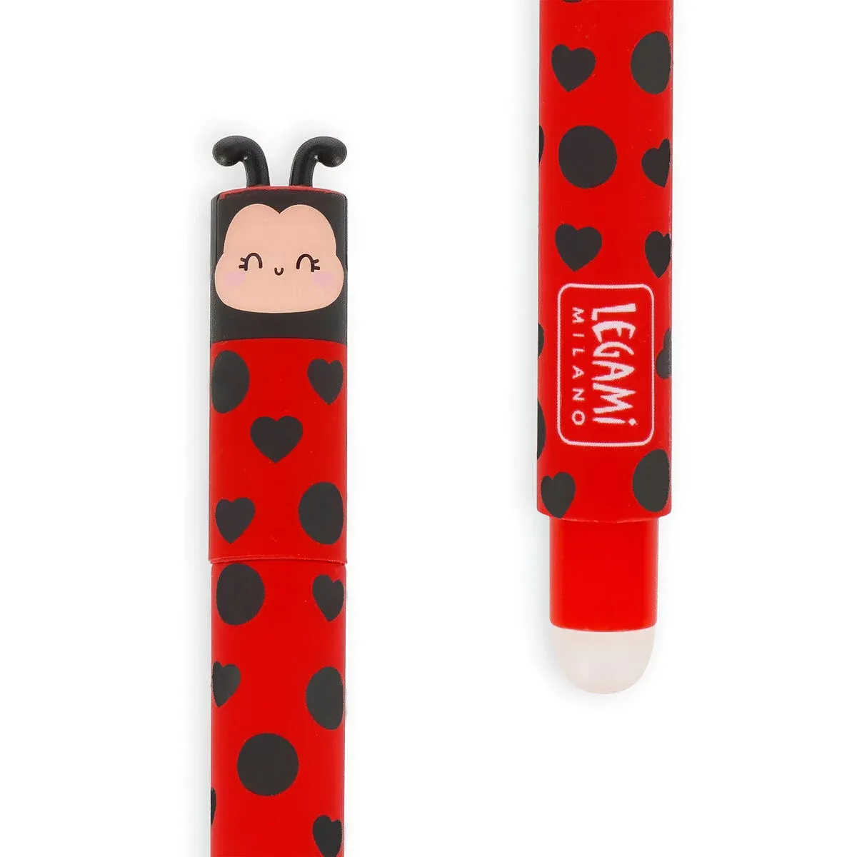 Penna Gel Cancellabile Ladybug "Get Lucky" - Erasable Pen - Legami Milano