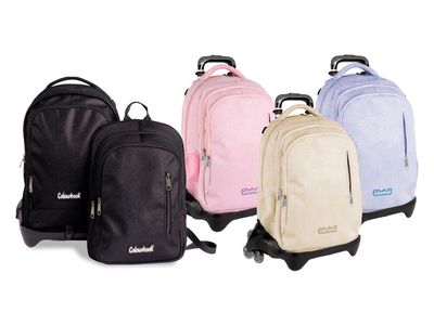 Zaino Trolley Glitter Colourbook 35L Tecnico
