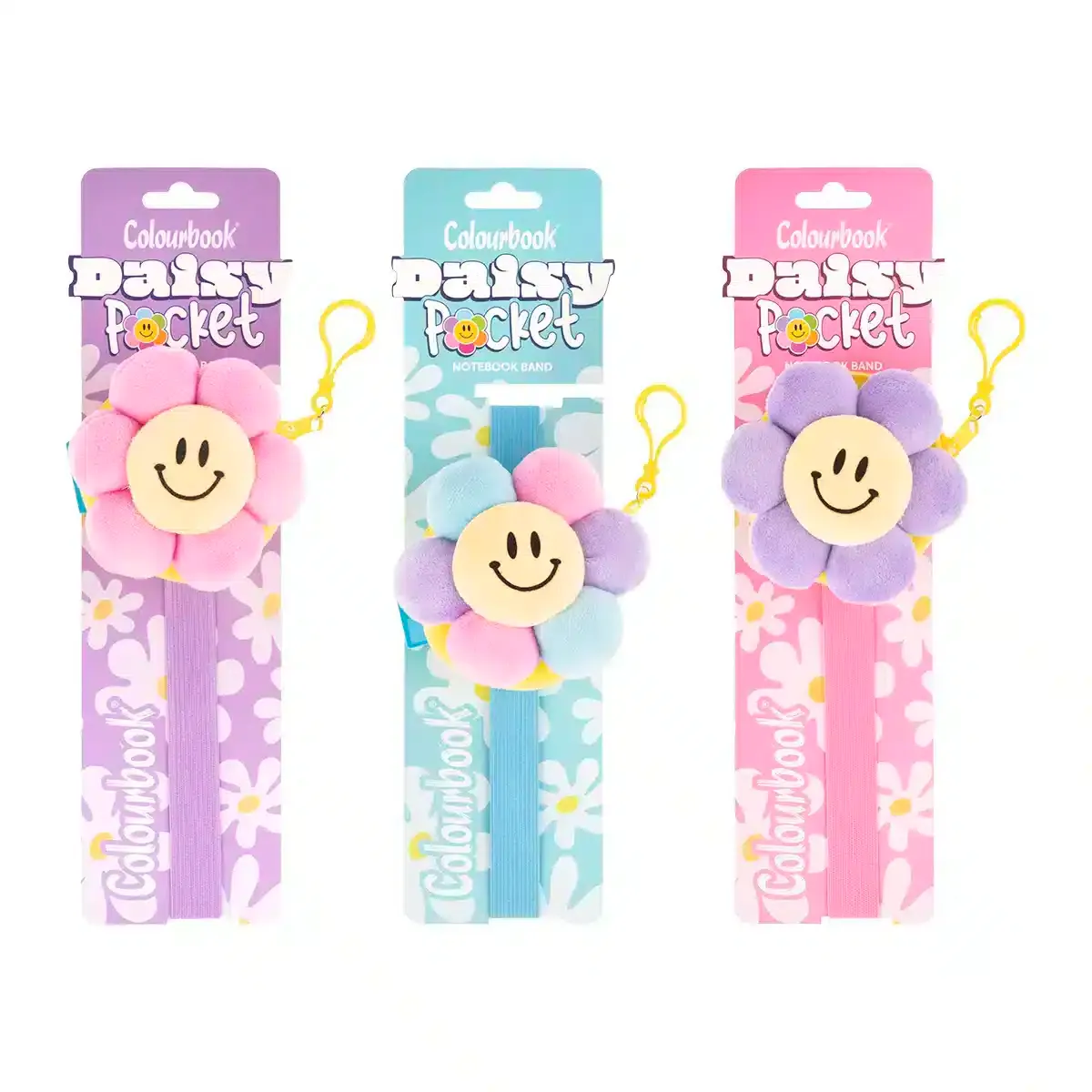 Daisy Pocket: Elastico per quaderni con tasca portaoggetti