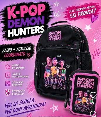 ZAINO+ASTUCCIO K-POP DEMON HUNTERS