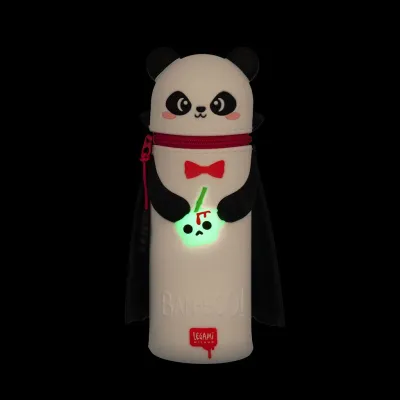 Astuccio 2-in-1 in Silicone Panda "Bam-Boo" Halloween - Kawaii Astuccio 2-in-1 in Silicone Panda "Bam-Boo" Halloween - Kawaii