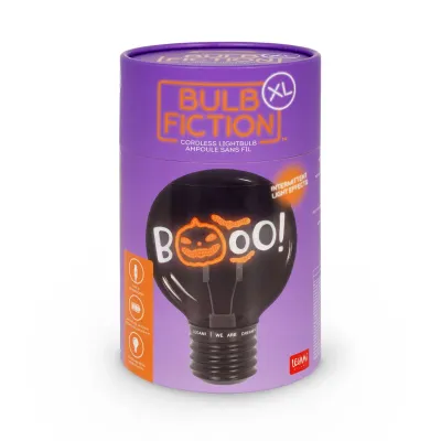 Lampada Decorativa da Tavolo a Forma di Lampadina Pumpkin Booo - Bulb Fiction XL Lampada Decorativa da Tavolo a Forma di Lampadina Pumpkin Booo - Bulb Fiction XL