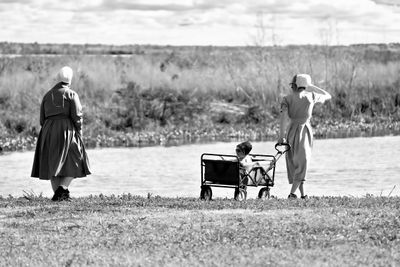 Generations Stroll Along The Water