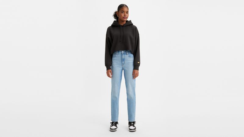 High Waisted Mom Jeans