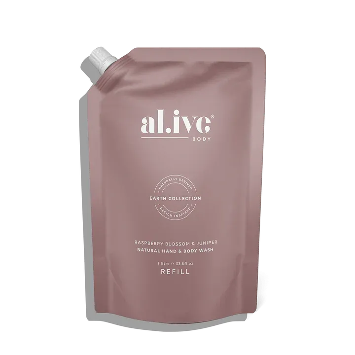 Refill - Raspberry Blossom &amp; Juniper Hand &amp; Body Wash Bag
