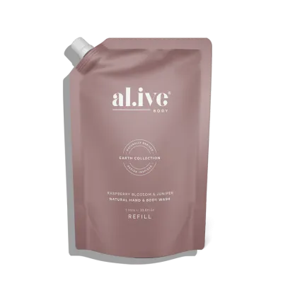 Refill - Raspberry Blossom &amp; Juniper Hand &amp; Body Wash Bag