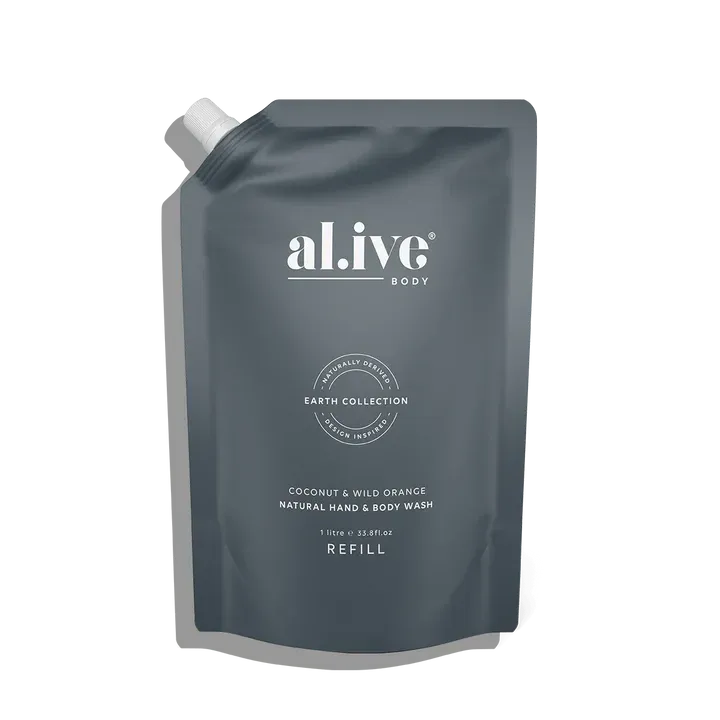 Refill - Coconut and Wild Orange Hand &amp; Body Wash Bag