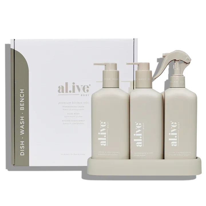 Premium Kitchen TRIO - Lemon &amp;  Pomegranate / Watermelon &amp; Lime