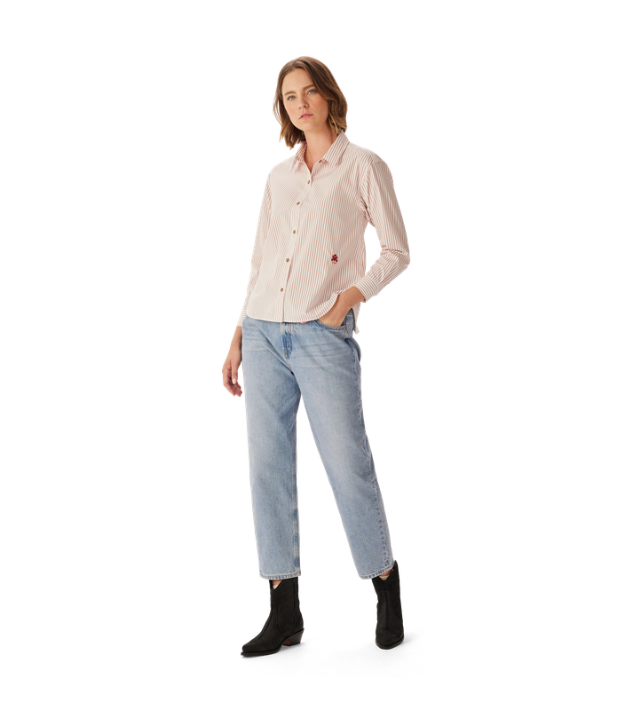 Hopeland Stripe Poplin Shirt