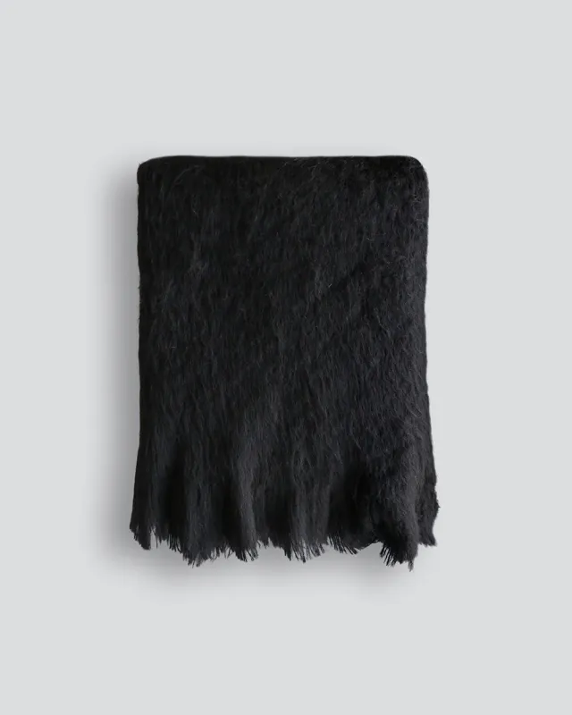 Fiesta Black Throw