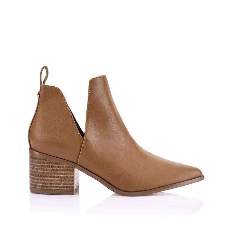 Fierce Cut Out Ankle Boots