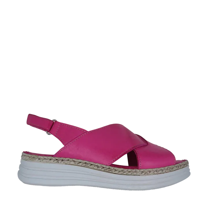 Riley Sandal - Fuchsia