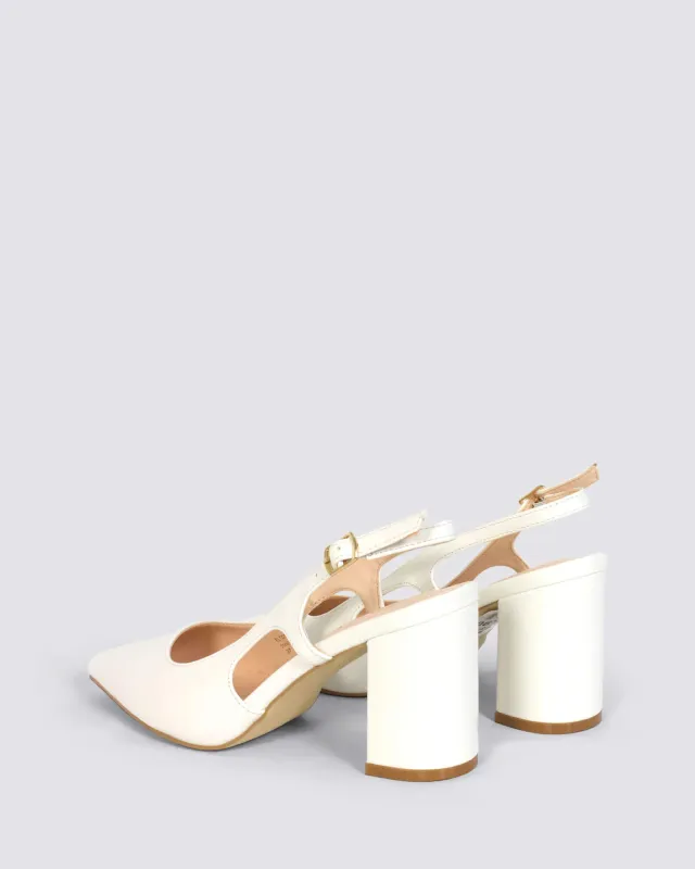 Elton Slingback Blocks Heel