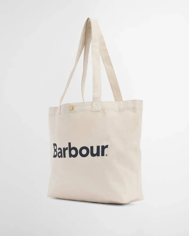 Barbour Logo Tote Bag