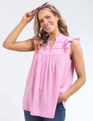 Market Lace Trim Blouse