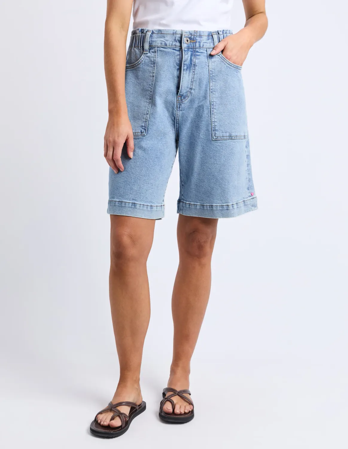 Atlas Long Denim Short