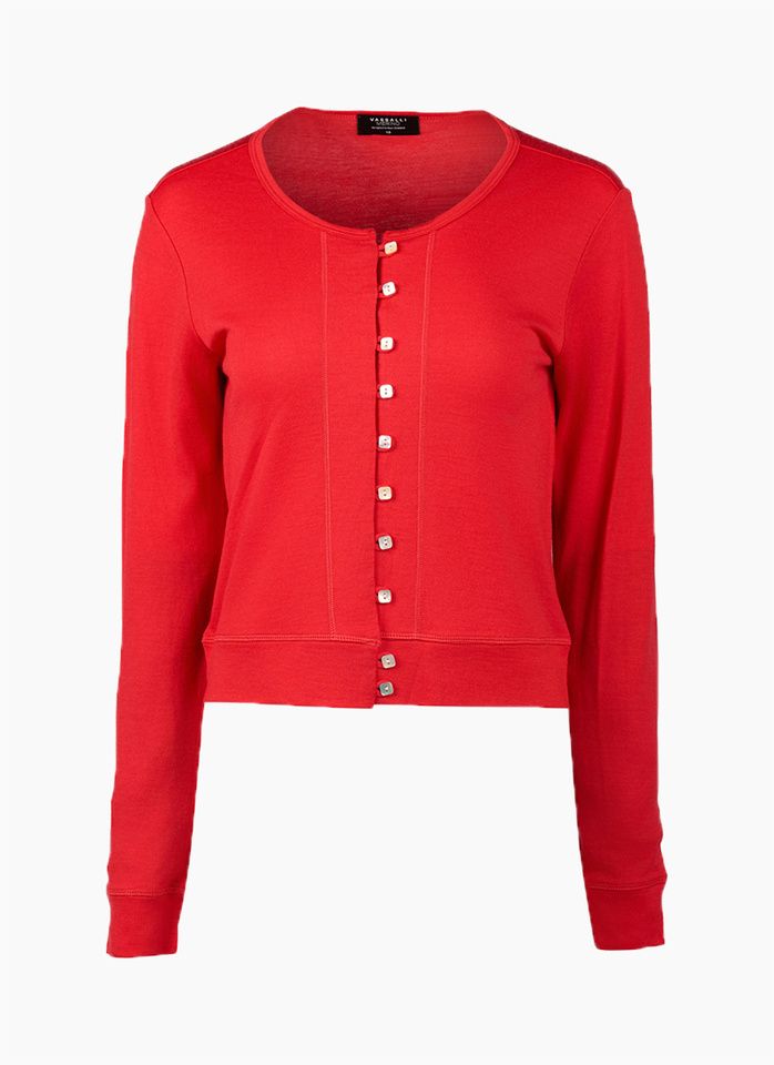 Merino Cropped Cardi - 4147