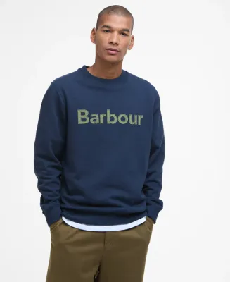 Pique Applique Crew Sweatshirt