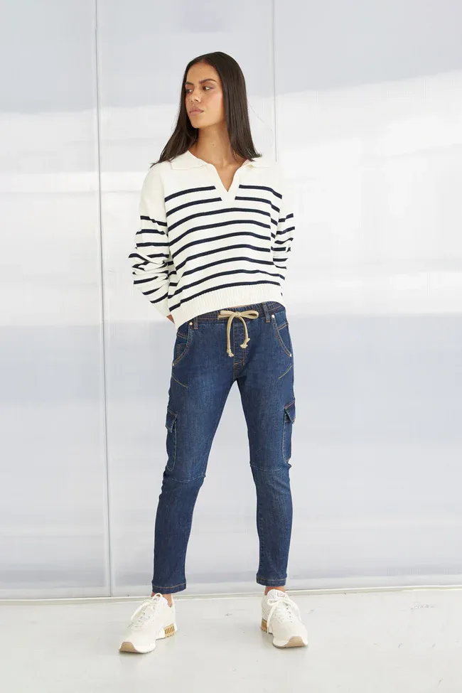 Rita Cotton Polo Sweater