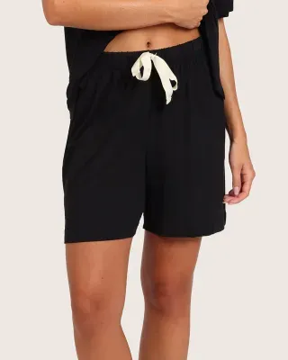 Boody Goodnight Sleep Shorts, Colour: Black, Size: XSmall