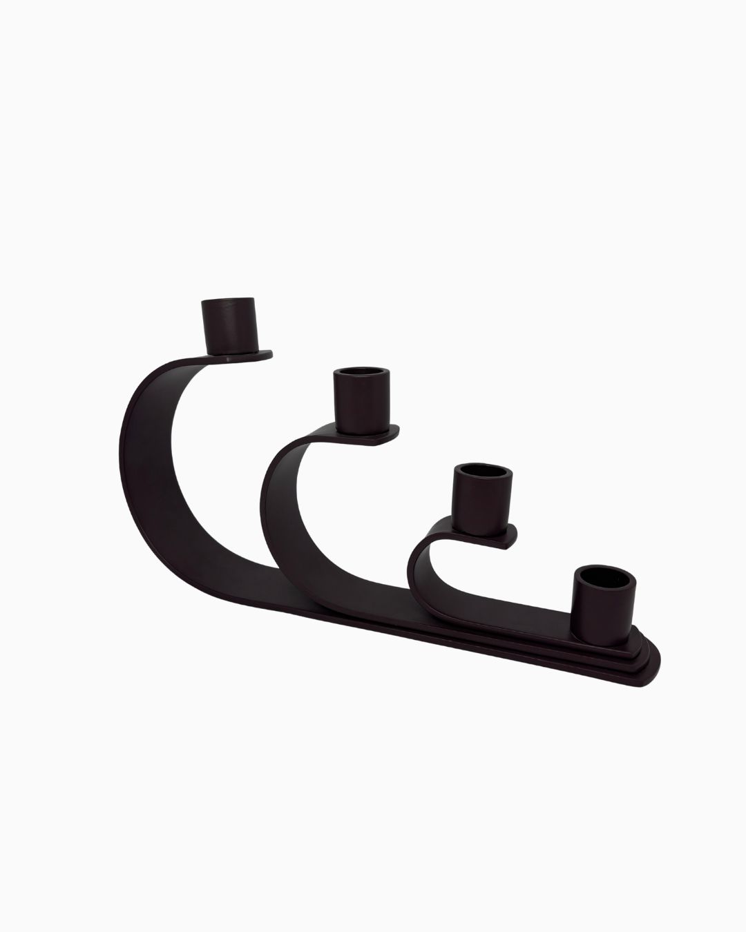 Candle Stick Holder Brown