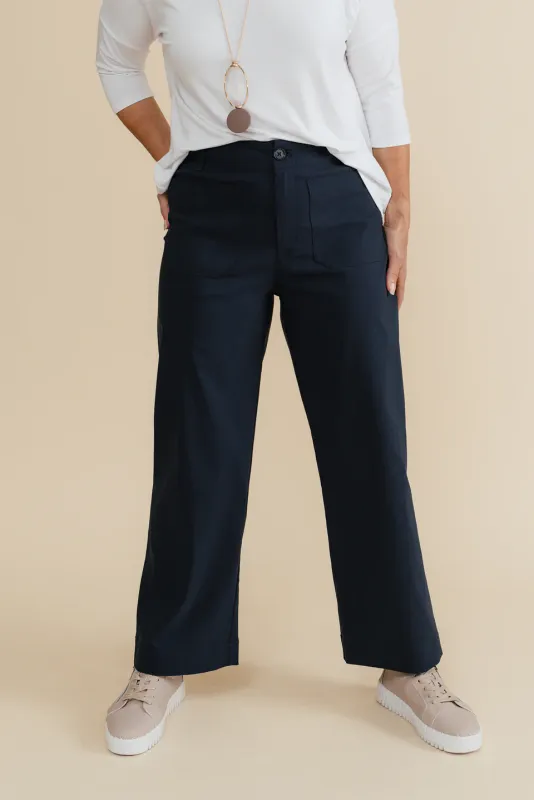 Marine Wide Leg Pant