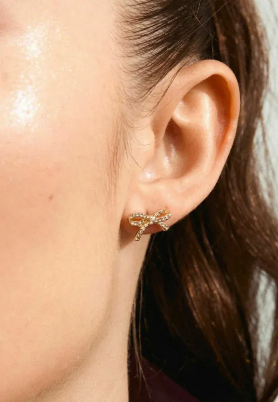 Catharina Recycled Bow Earrings