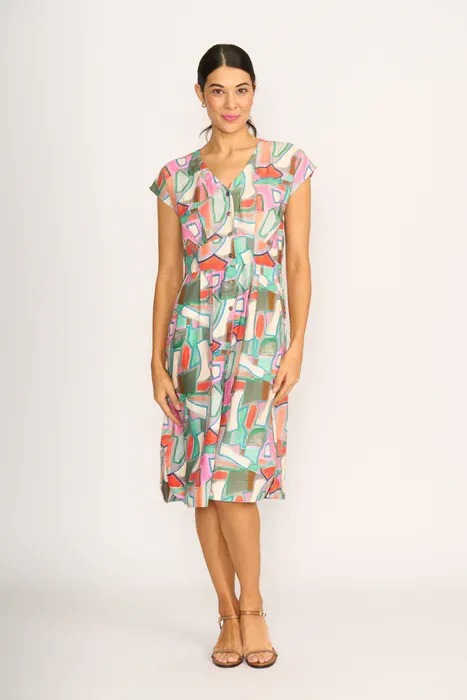 Button Front Dress