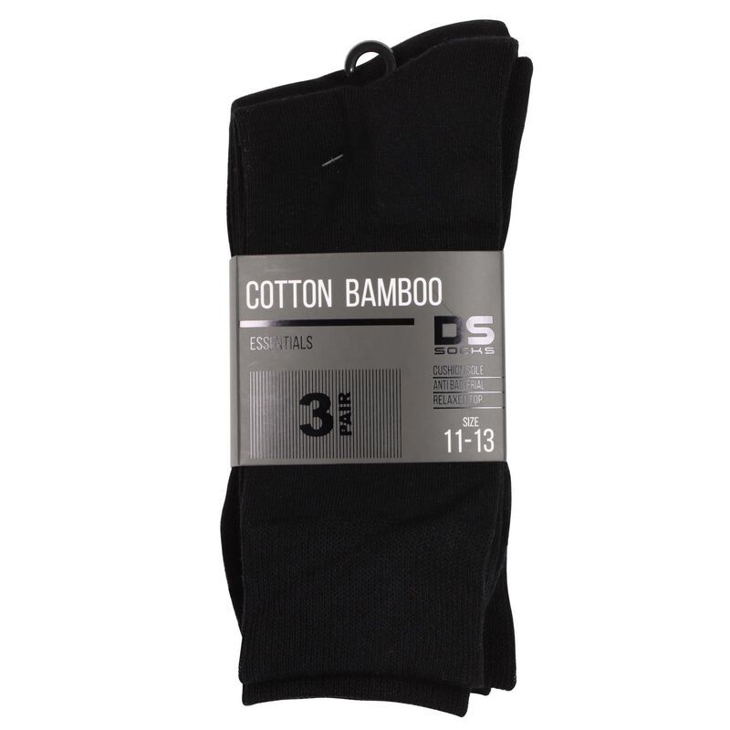 Men's Cotton Bamboo Sock 3pk