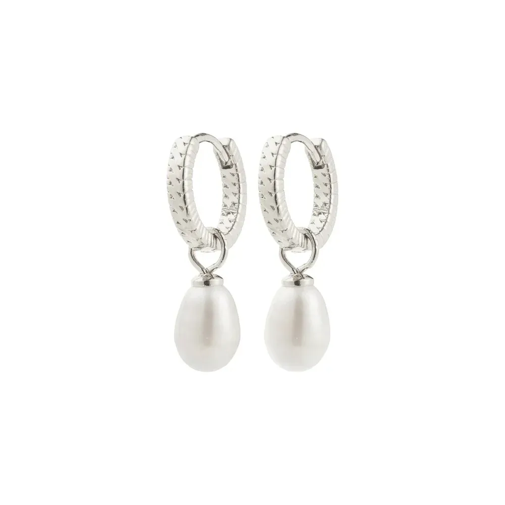 Elliana White Earrings