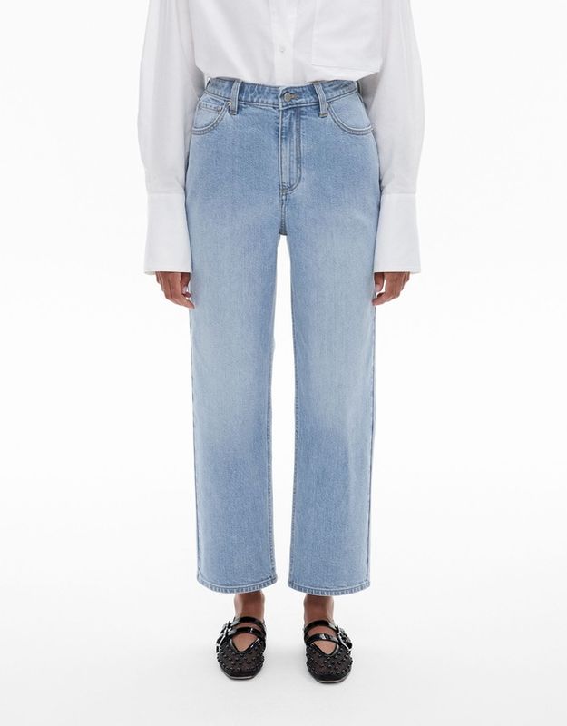 Crop Straight Jeans