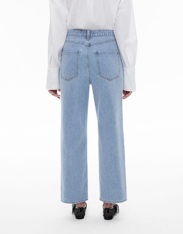 Crop Straight Jeans