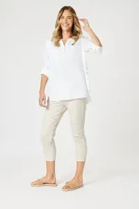 Ava Linen Button Shirt