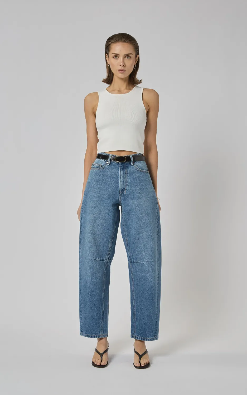 Zella Barrel Jeans, Color: Rodeo Blue, Size: 8