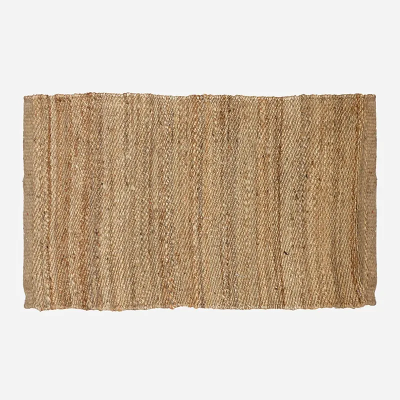 100% Jute Doormat Black Sisal