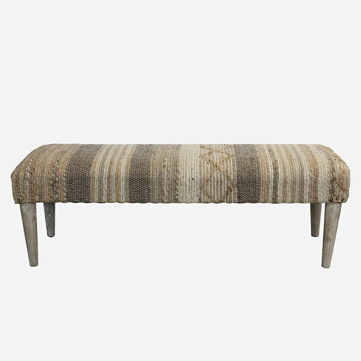 Calypso Ottoman with Natural Legs