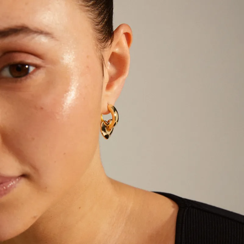 Lokaste Recycled Chunky Hoops
