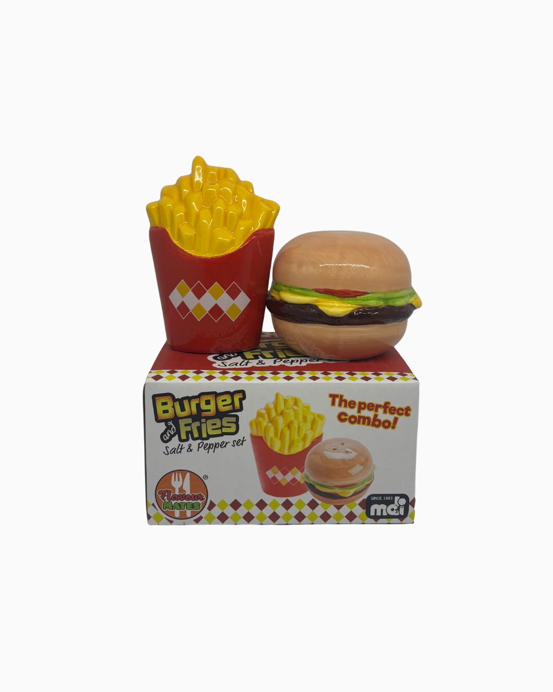 Salt &amp; Pepper Set - Burger &amp; Fries