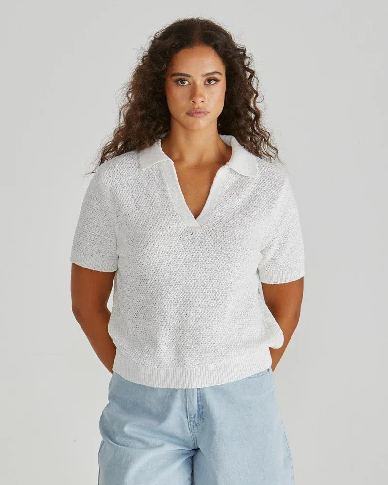 Aubrie Knit Polo