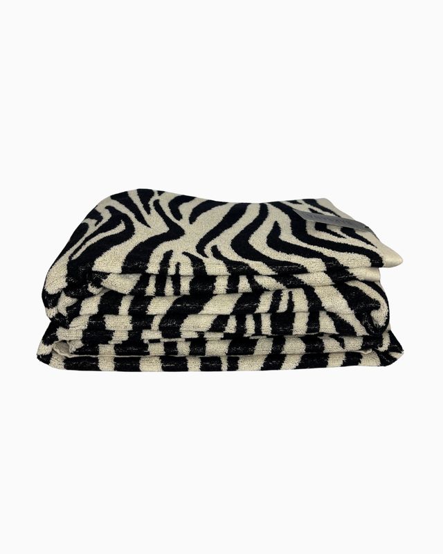 Jacquard Zebra Bath Towel