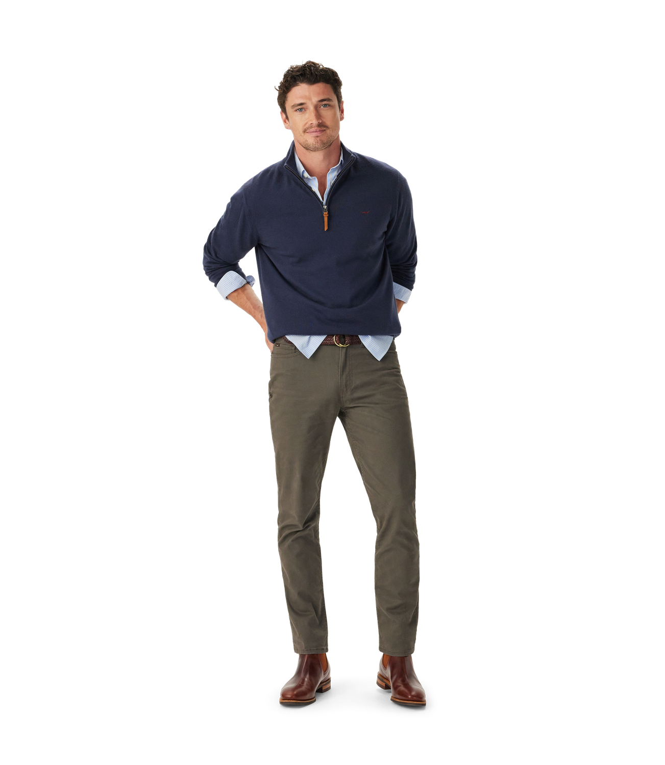 Ernest 1/4 Zip Merino Knit