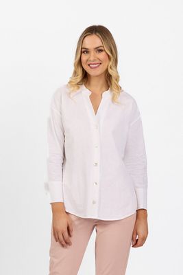Long Sleeve Side Split Shirt - 4450